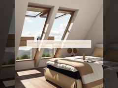 Bottom Hung Casement Glass Window Fireproof Fixed Aluminum Windows Commercial