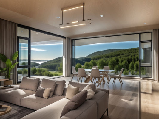 Security Aluminium Casement Windows Replacement Heat Insulation Swing Opening