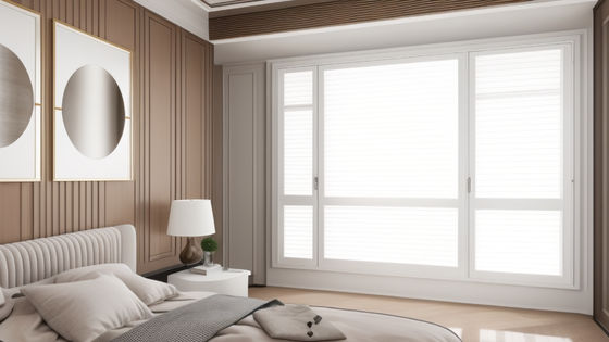 Commercial Coloured Aluminium Sliding Windows Powder Coated Finish