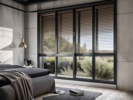 Double Glazed Aluminium Sliding Windows Soundproof Ventilation
