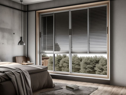 OEM Powder Coated Aluminium Sliding Windows Lightweight For Modern Homes