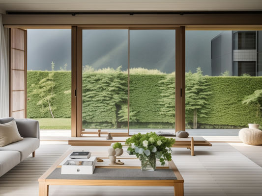 Wooden Aluminium Glass Windows High Strength And Windproof AAMA