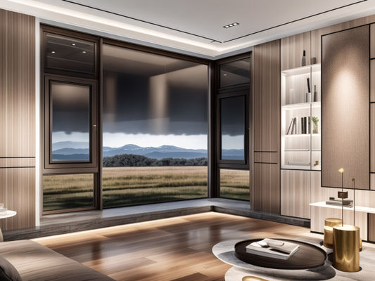 OEM Contemporary Aluminium Casement Windows Framework Customized