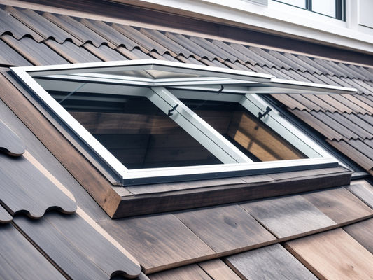 Aluminium Top Hung Outward Opening Window Waterproof And Soundproof