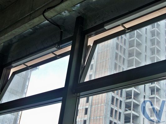 OEM Aluminium Frame Fixed Glass Window Casement Soundproof Function