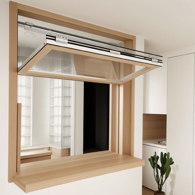Aluminum Custom Folding Glass Windows Outward / Inward Opening