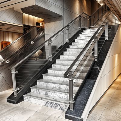 Modern Aluminium Stair Railing lightweight Aluminum Staircase Railing