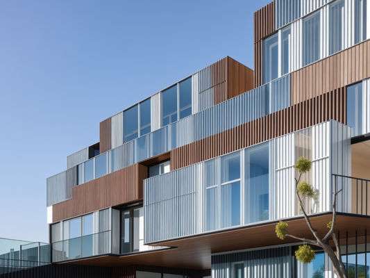 ODM Commercial Aluminium Curtain Wall Fireproof Anti Corrosion