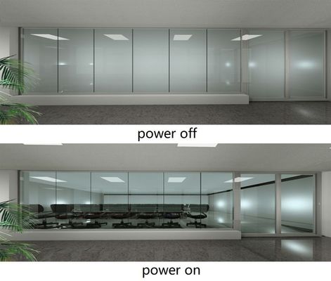 Adhesive Installation Switchable Privacy Glass High Privacy Level Dynamic Smart Glass