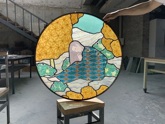 OEM ODM Enamelled Glass Customized and High Temperature Resistance