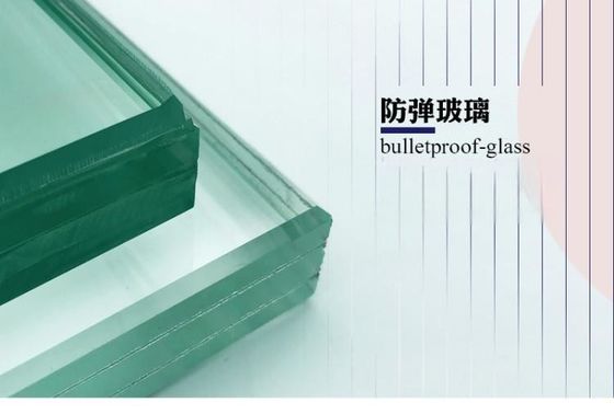 10000 Square Meter Producing Curved Bullet Resistant Glass with UV Protection