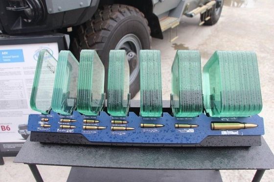 High Impact Resistance Multi-Layer Ballistic Glass Panels Durable and Long-lasting for Optimum Protection